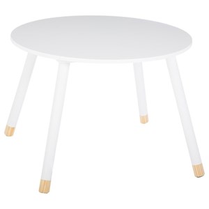 Table douceur blanc pour enfant en bois